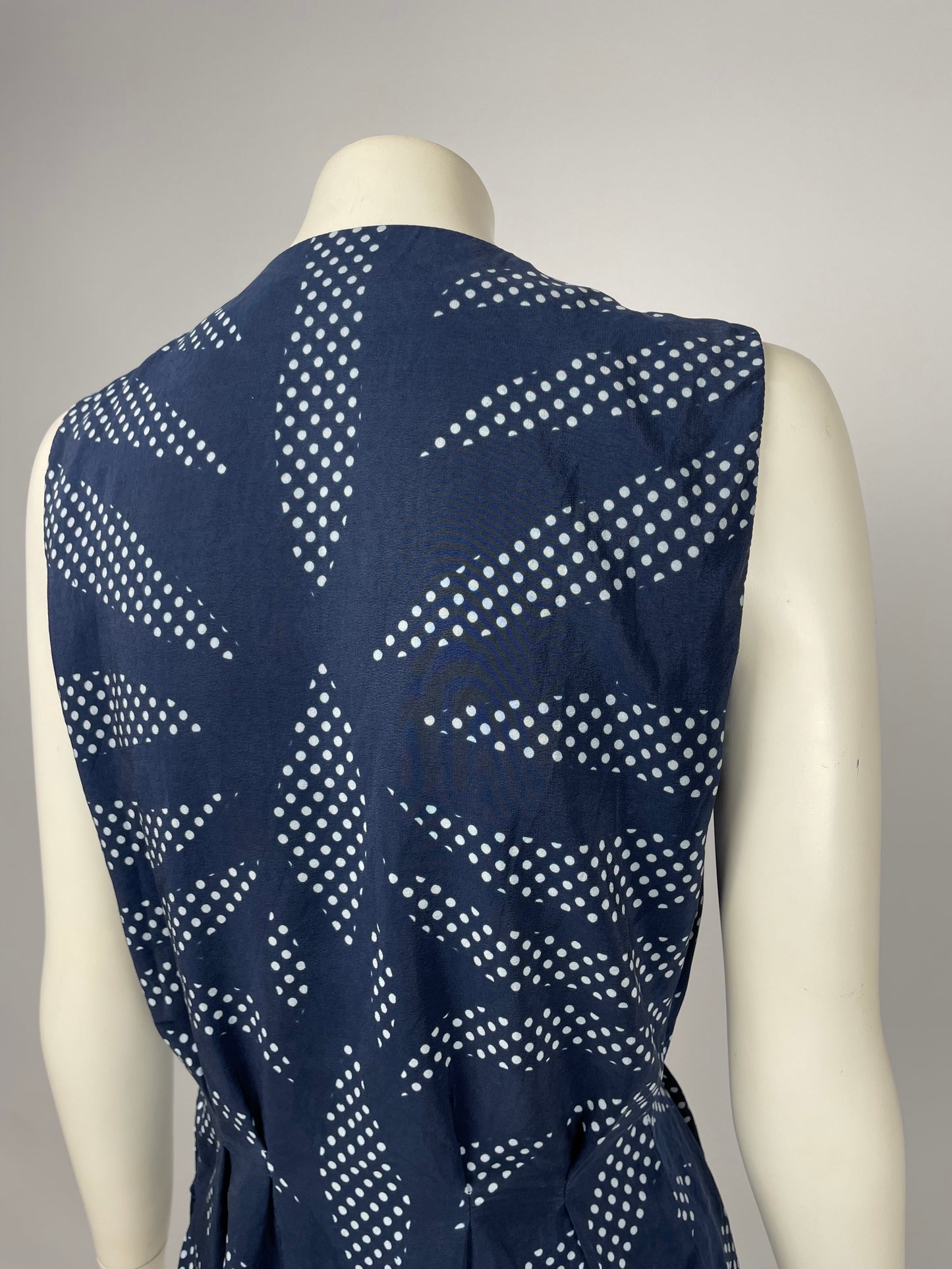 Givenchy Couture early 1990’s Polka print vest