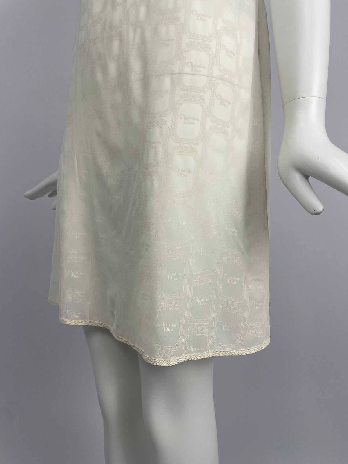 Dior 1990's Lingerie see trough dress