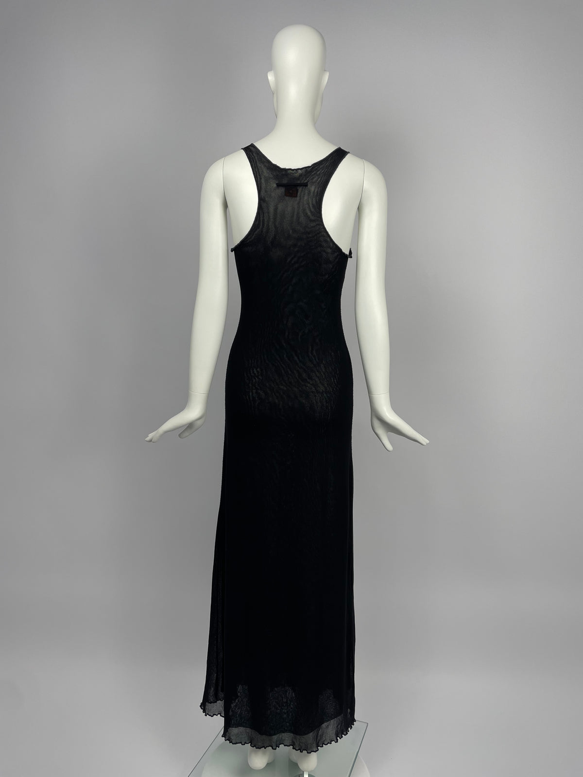 Jean Paul Gaultier maxi mesh dress