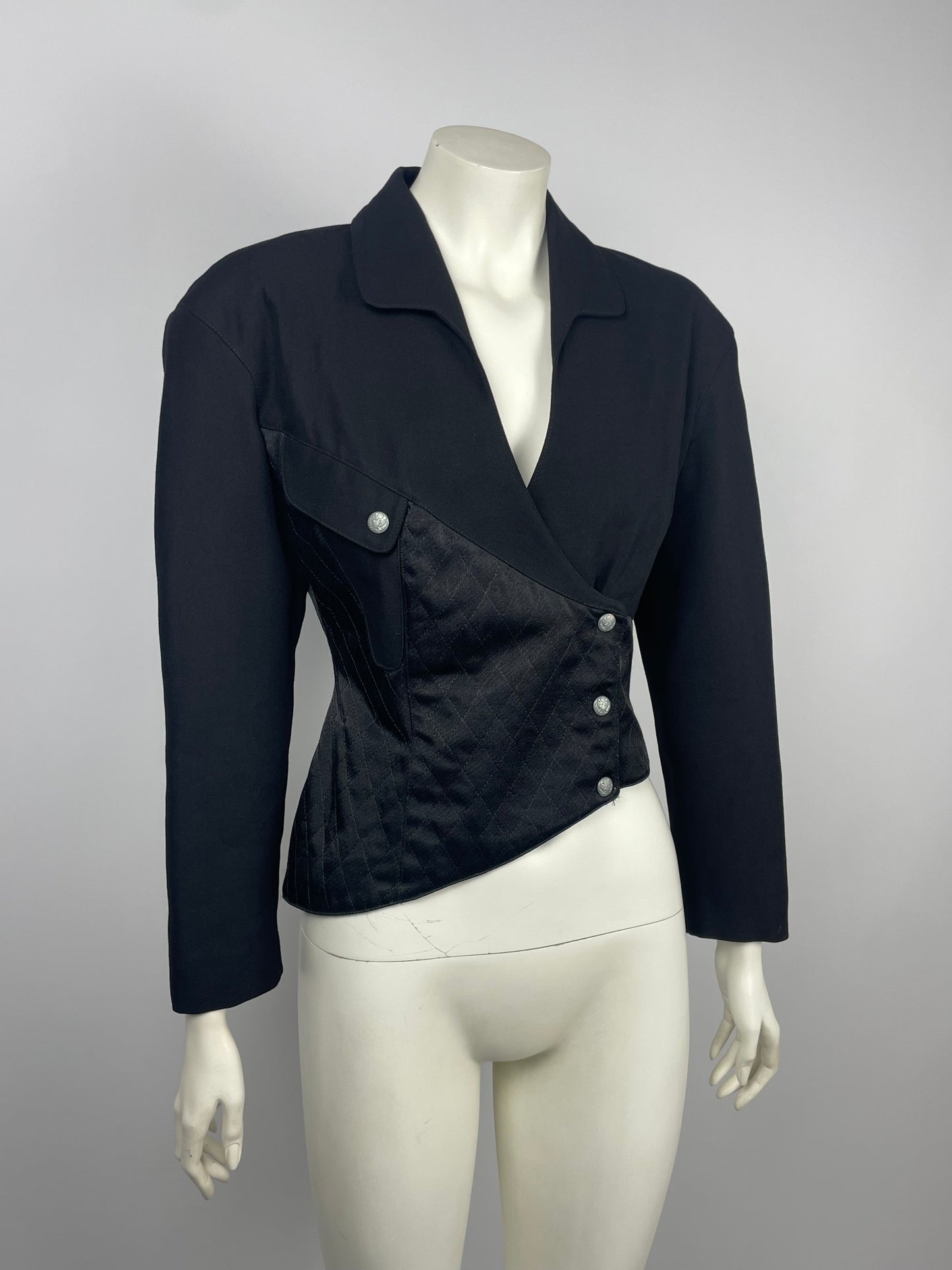 Thierry Mugler 1980’s Asymmetrical Jacket