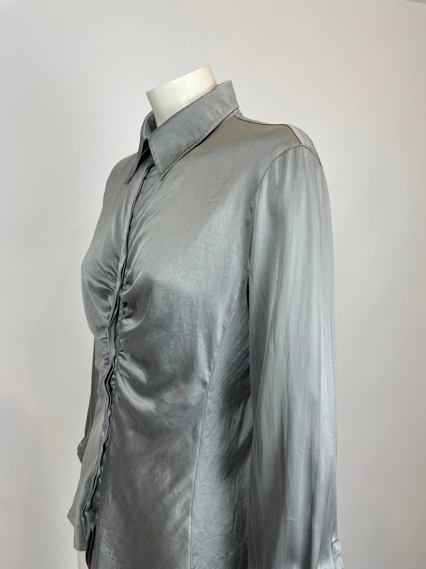 Armani 2000's Gathered shirt.