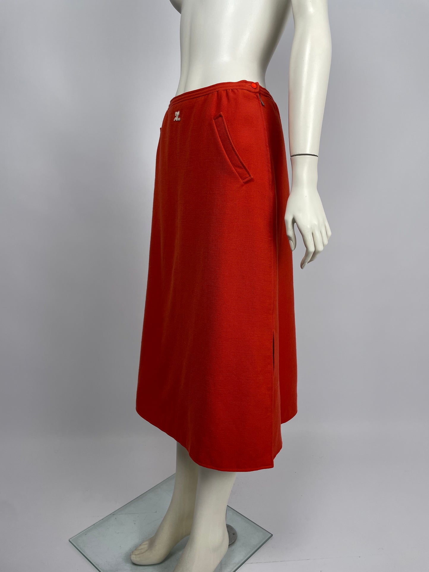 Courregès 1980’s maxi skirt.