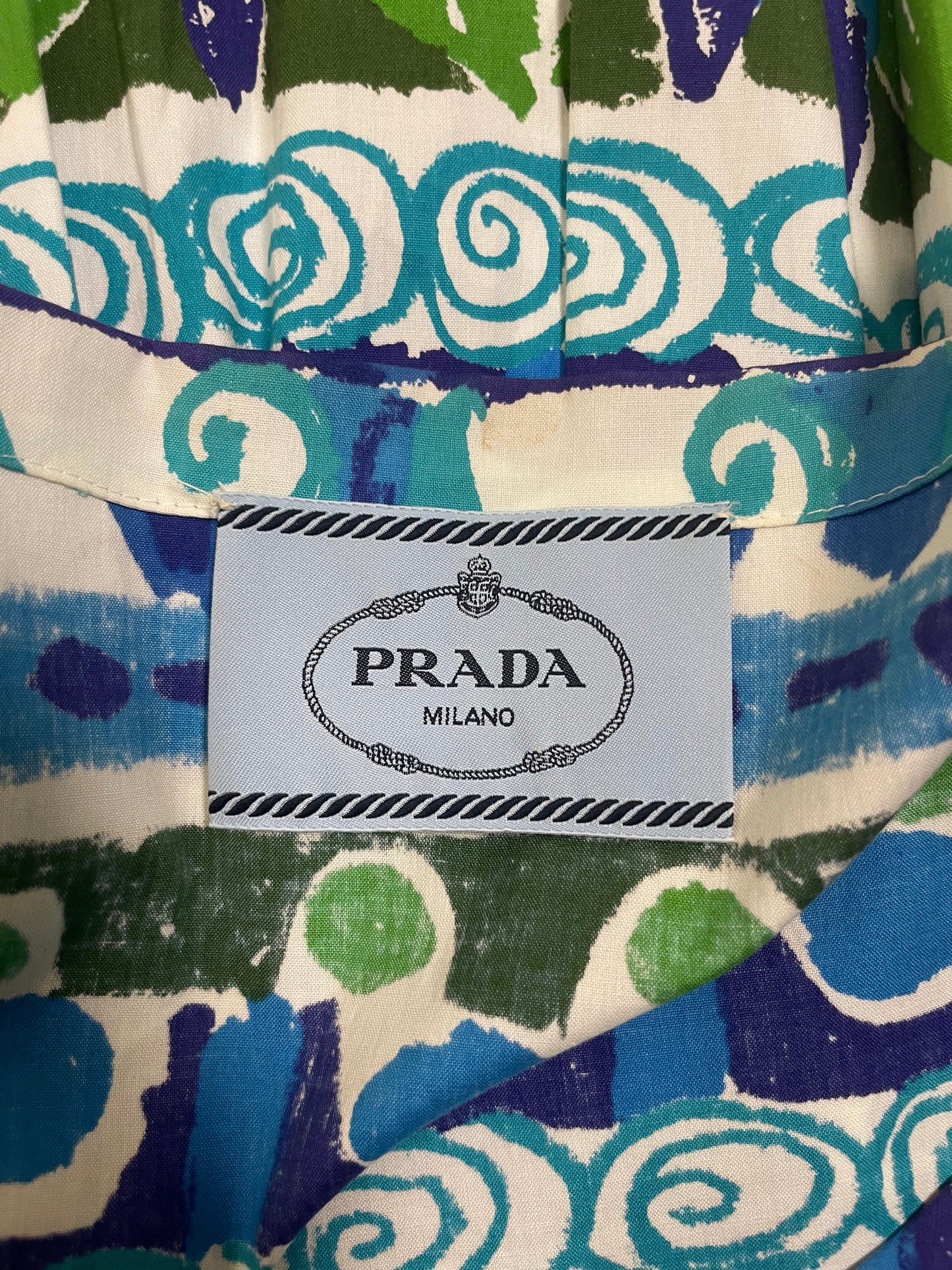 Prada 2012 Printed Maxi Dress (S)