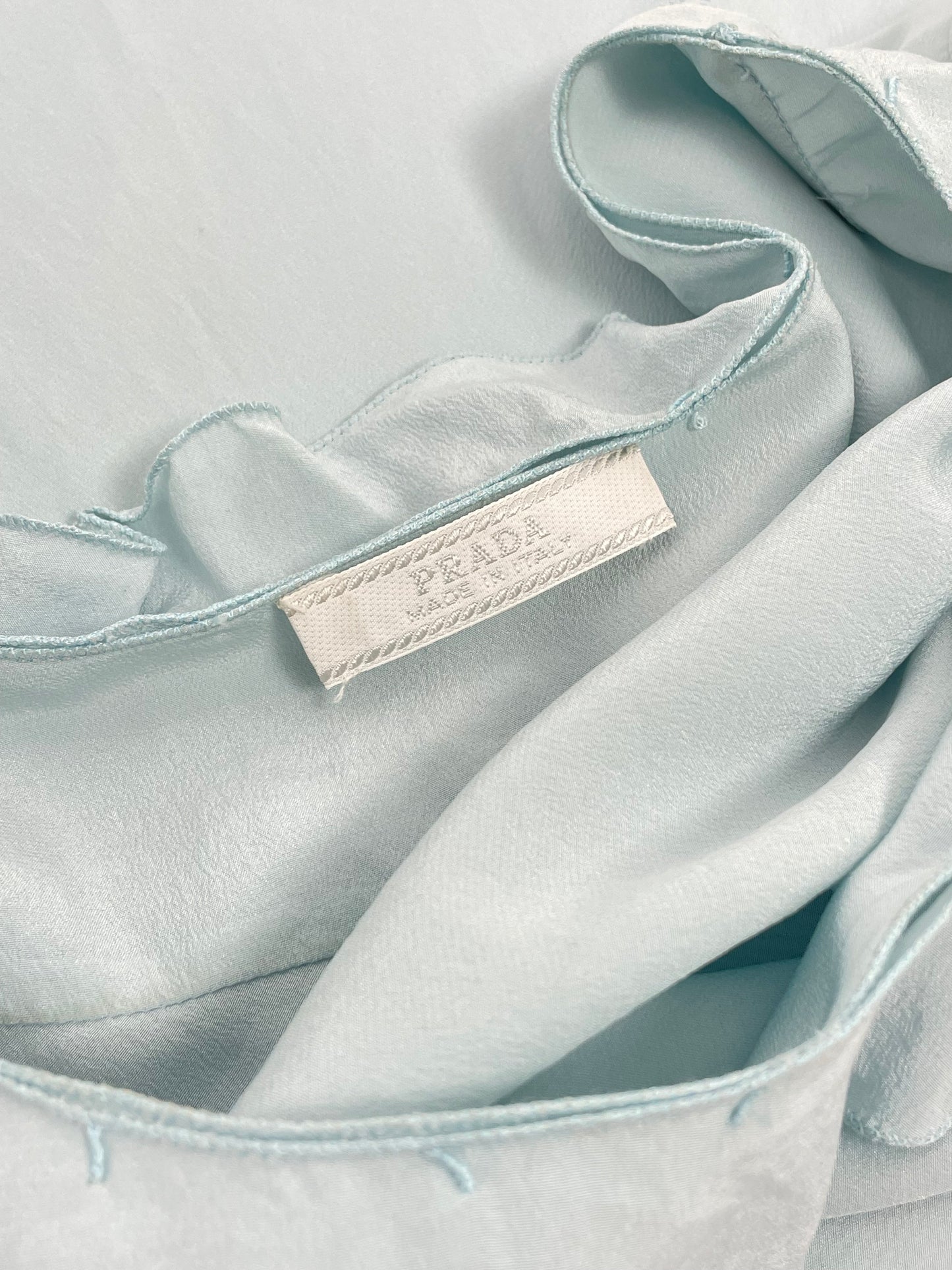 Prada 1990’s bias cut flared maxi dress