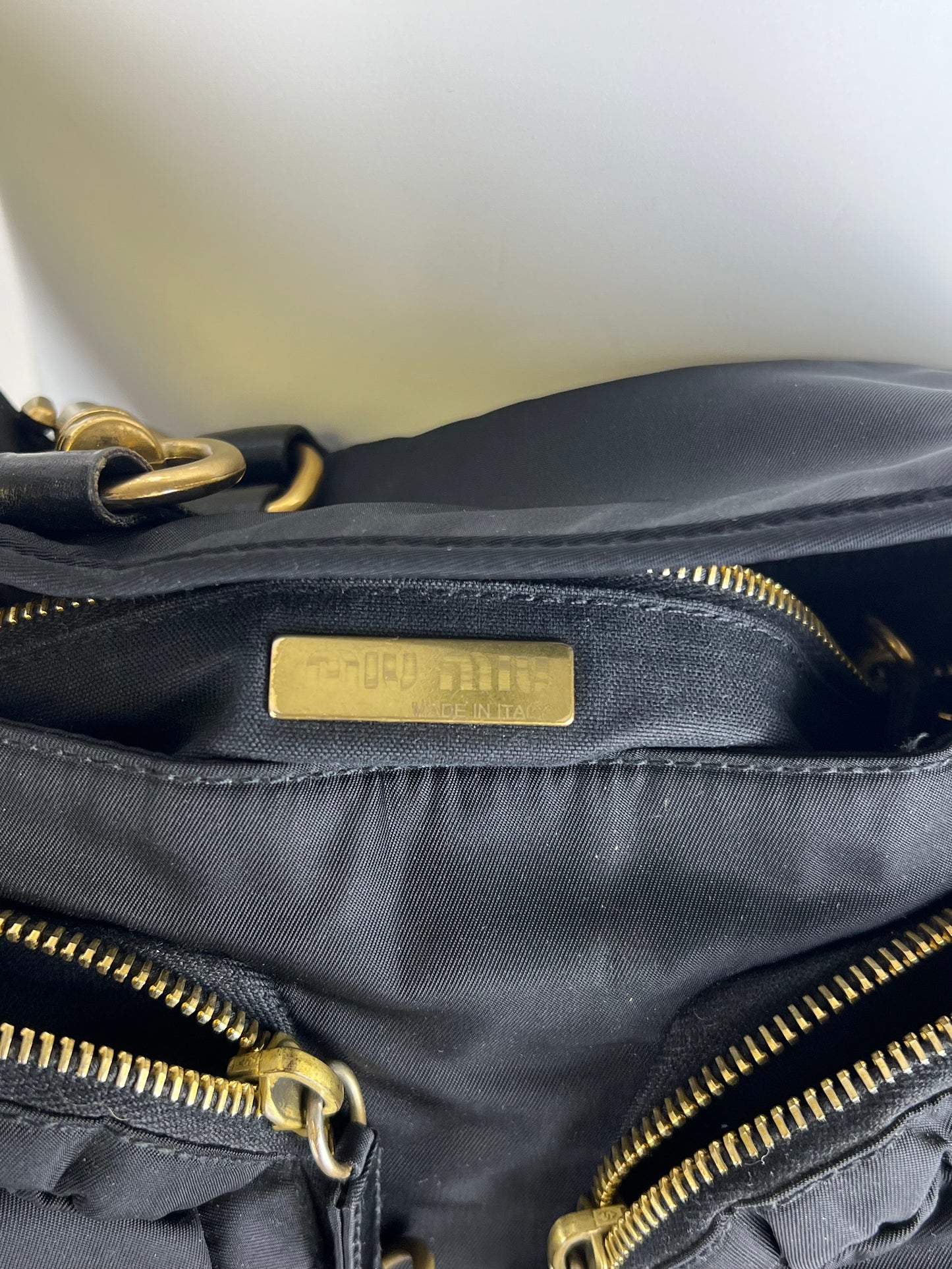 Miu Miu Nylon Shoulder Bag