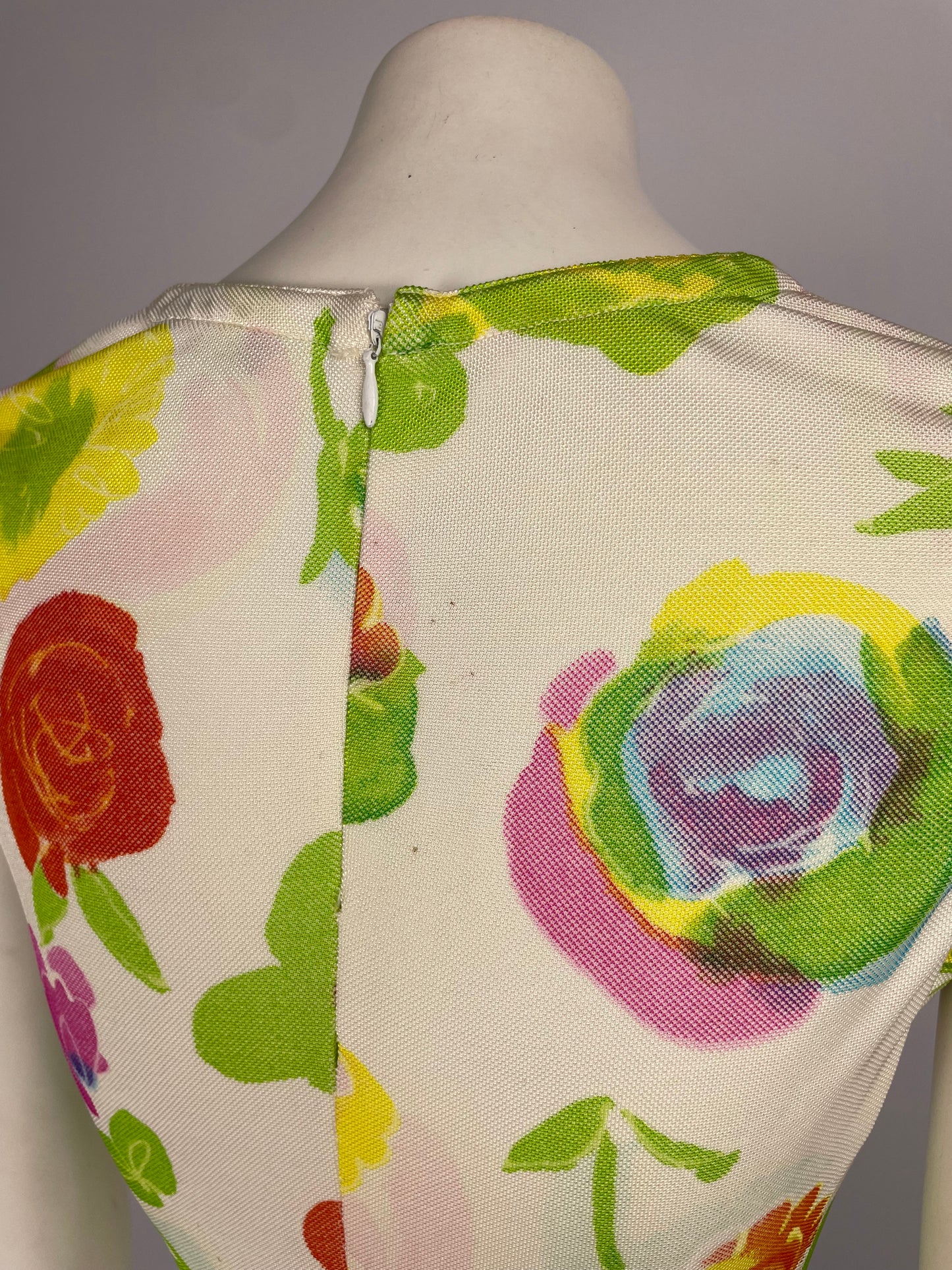 Gianni Versace Couture S/S 1996 Flower Print Top