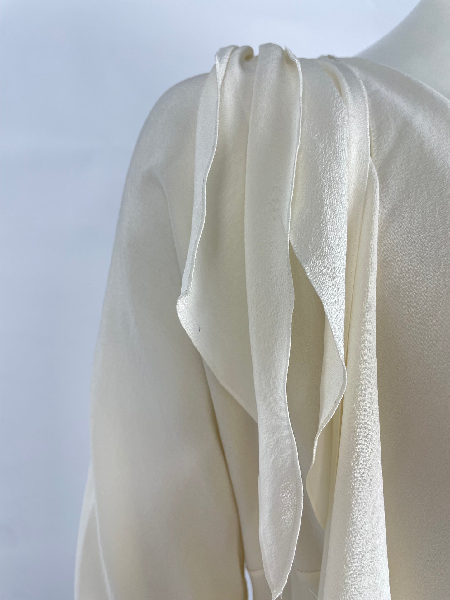 Dior by John Galliano S/S 2006 silk ruffle blouse