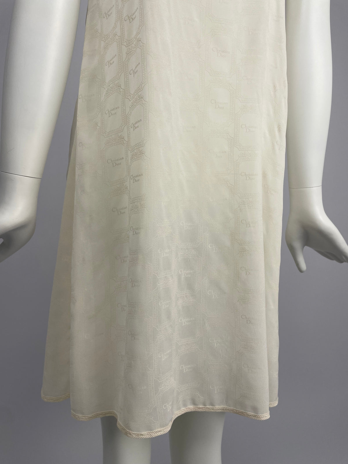 Dior 1990's Lingerie see trough dress