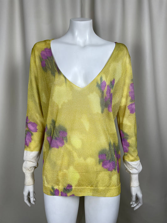 Dries Van Noten Flower Print Sweater (M)