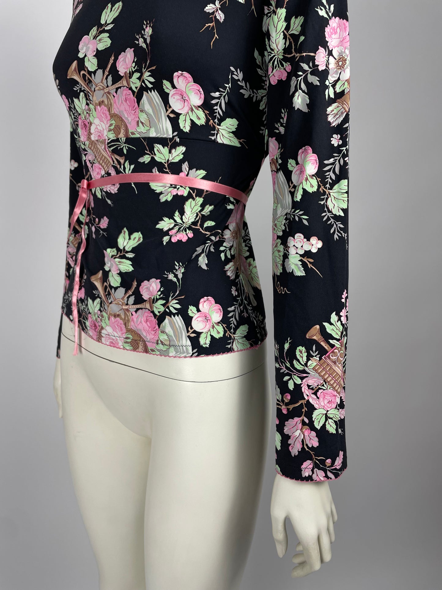 Blumarine 2000’s Flower print blouse