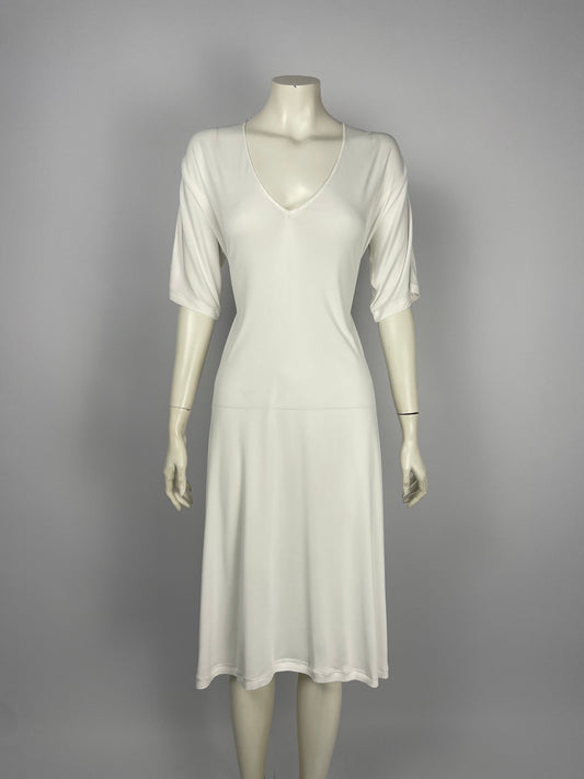 Jean Paul Gaultier white maxi dress