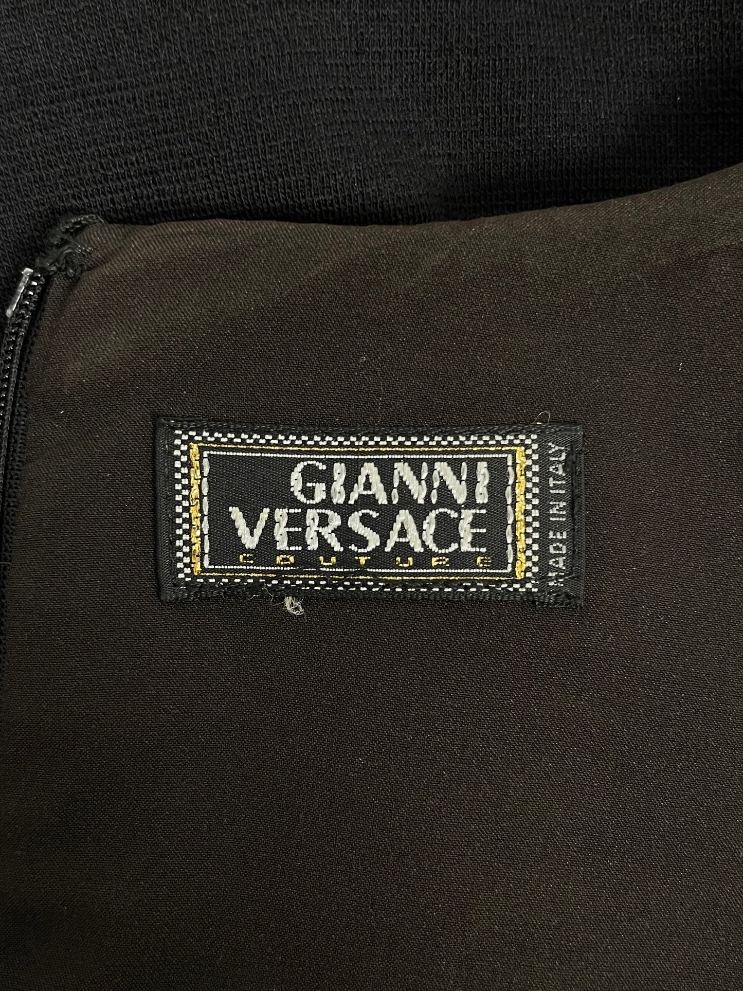 Gianni Versace F/W 1997 Color Block Dress.