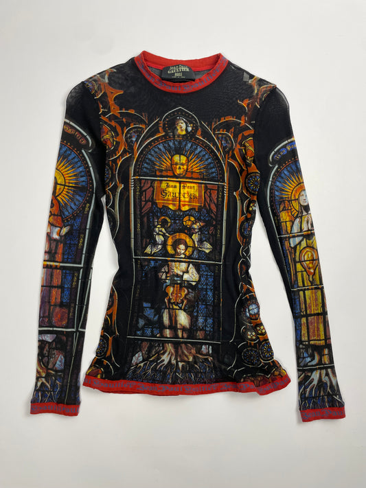 Jean Paul Gaultier F/W 1998 Church Mesh Top