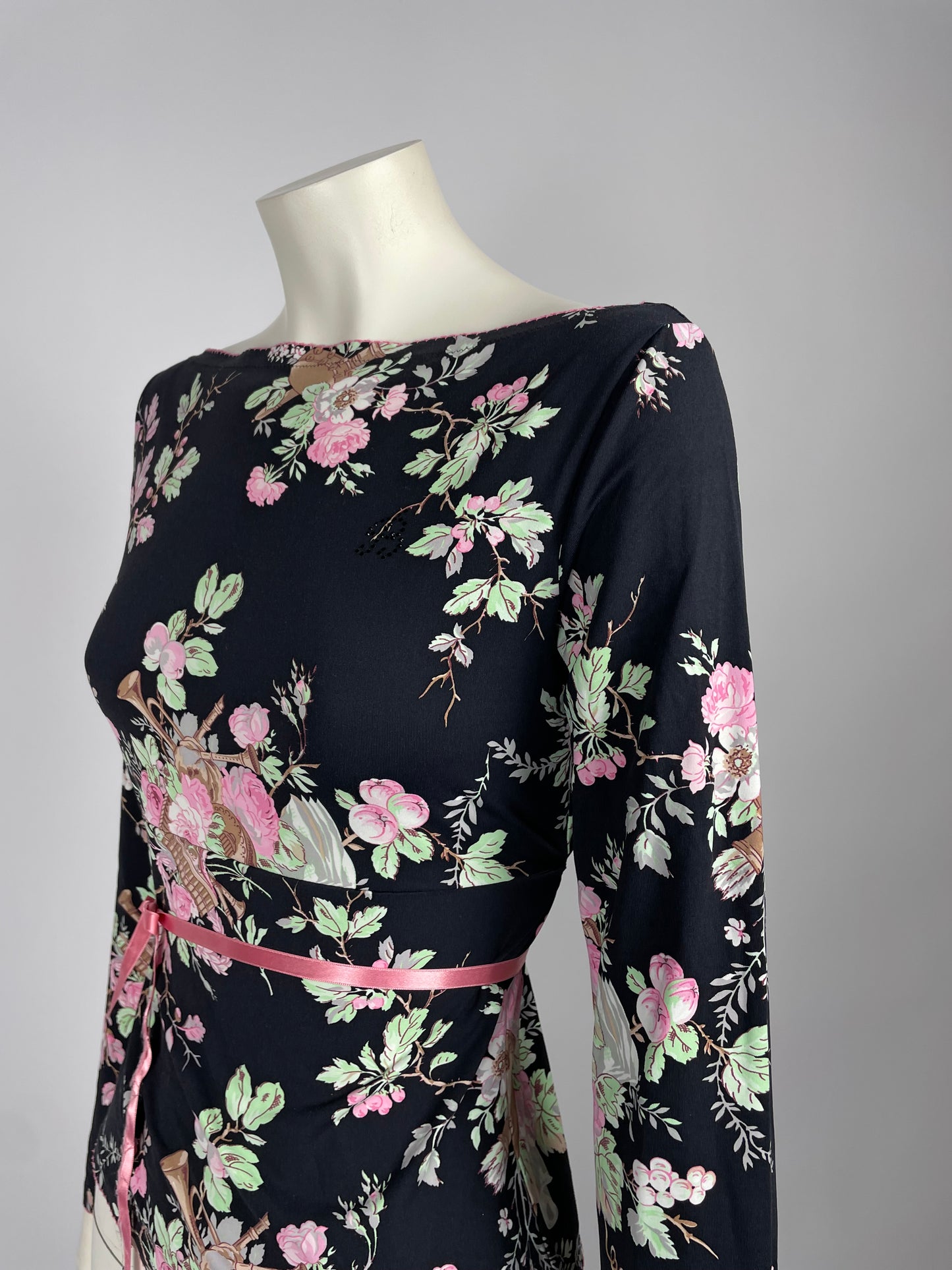 Blumarine 2000’s Flower print blouse