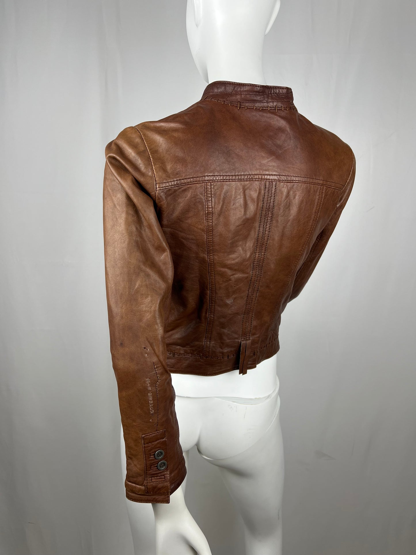 Marithé + François Girbaud Leather Jacket (S)