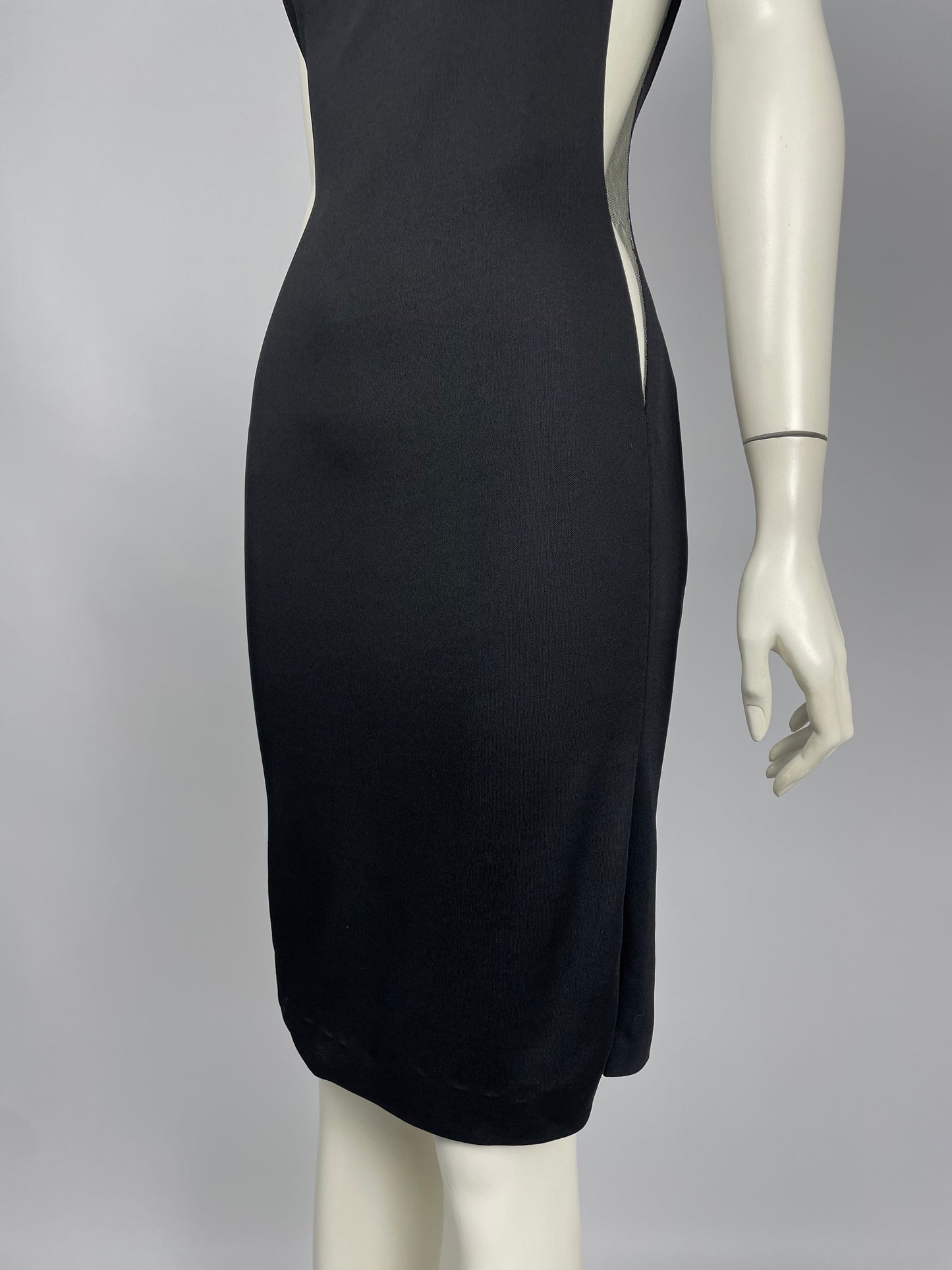 Gianni Versace Couture 1990’s transparent side dress.