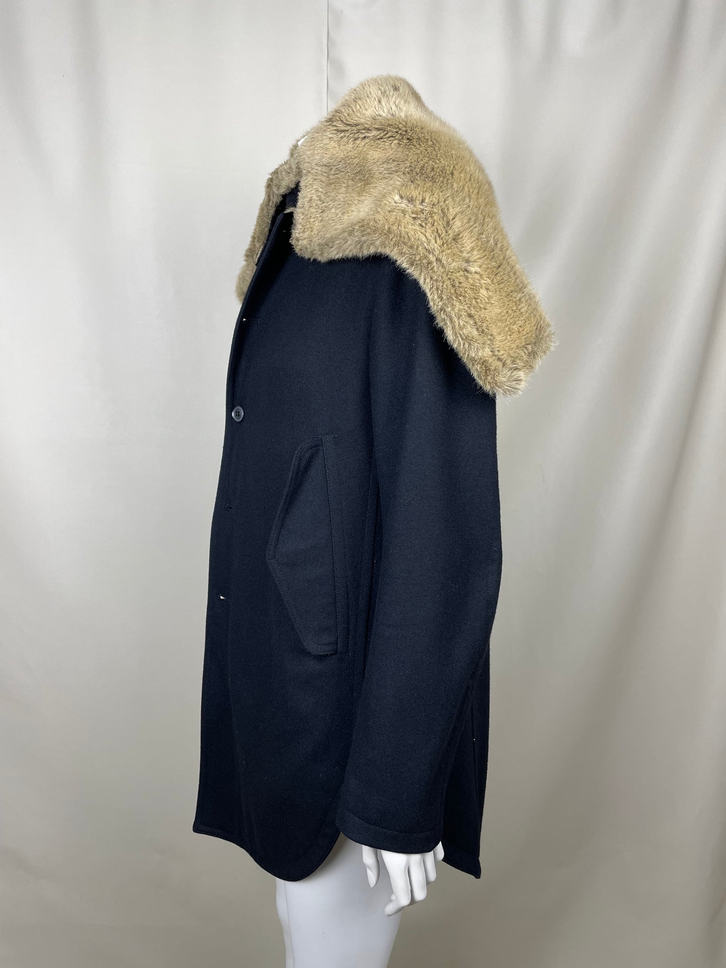 Yohji Yamamoto Fur Coat (M)