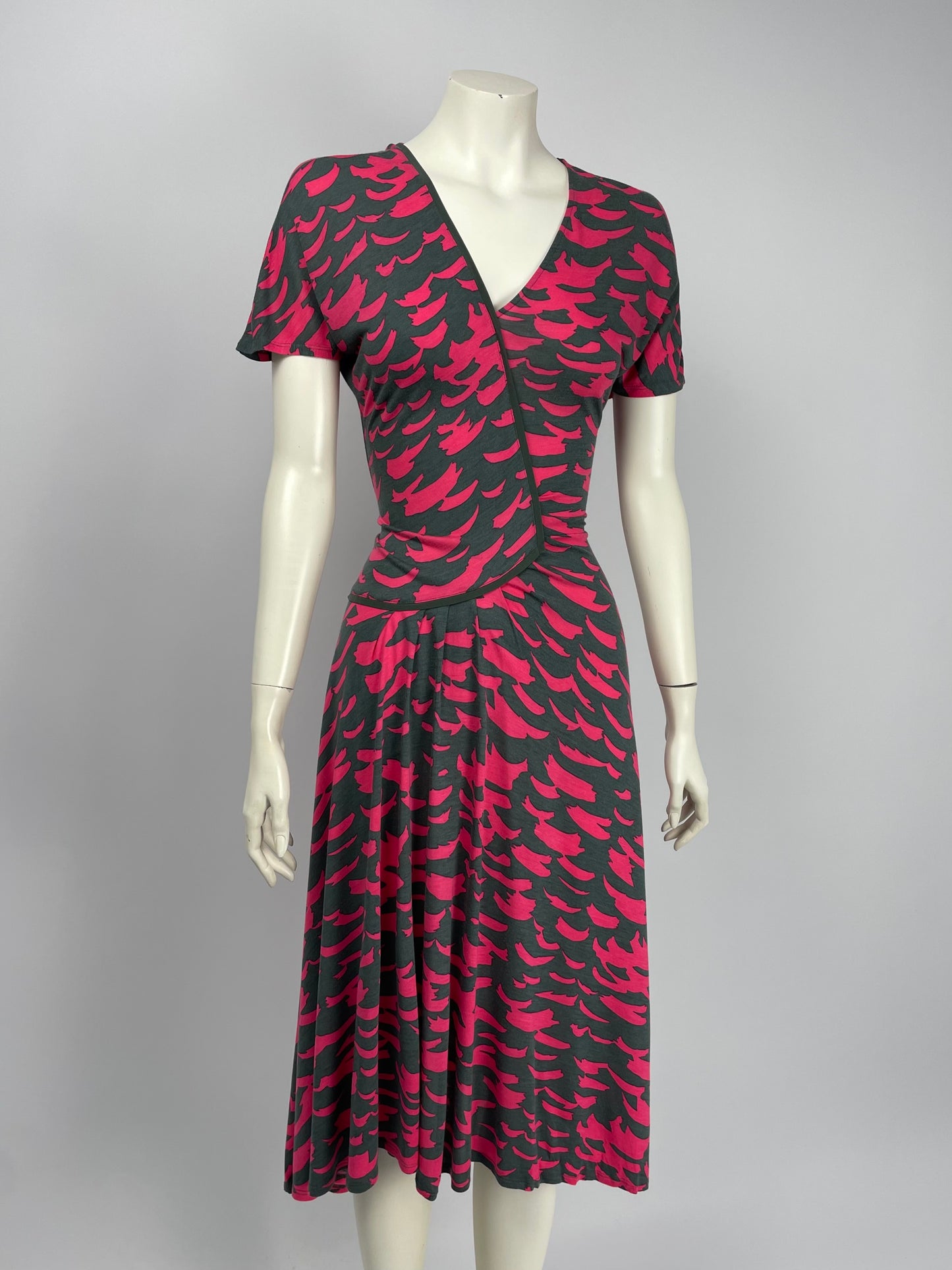 Kenzo 2000’s pink camo maxi dress.