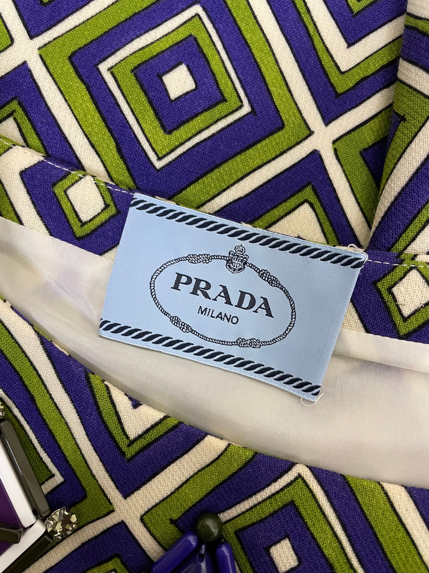 Prada F/W 2012 Resin Applique dress