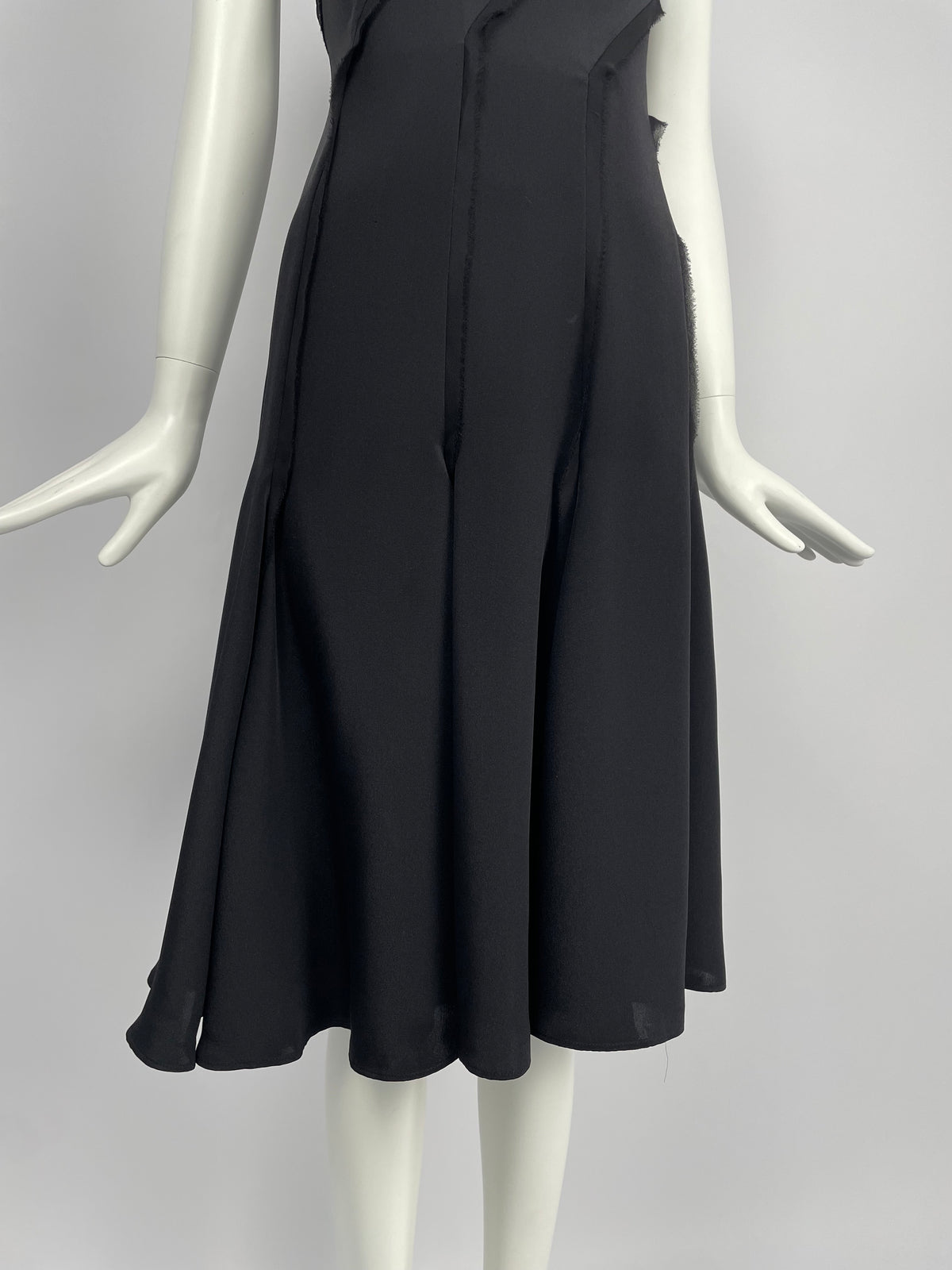 Oscar de la Renta 2000's Bias cut silk dress