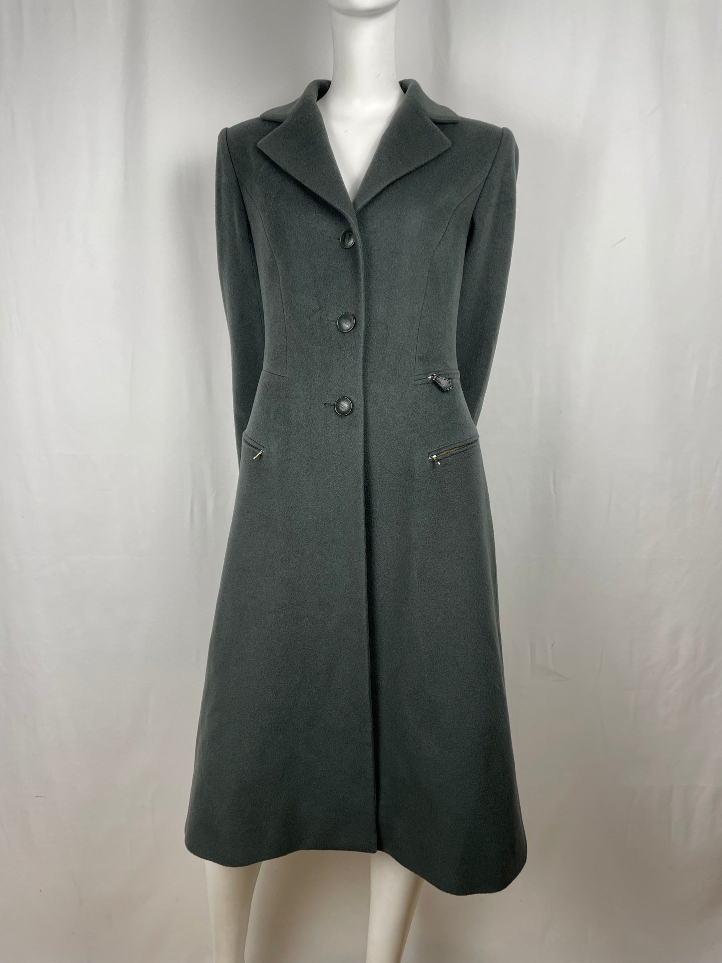 Hermès 1990’s Cashmere & Wool Coat (36FR)