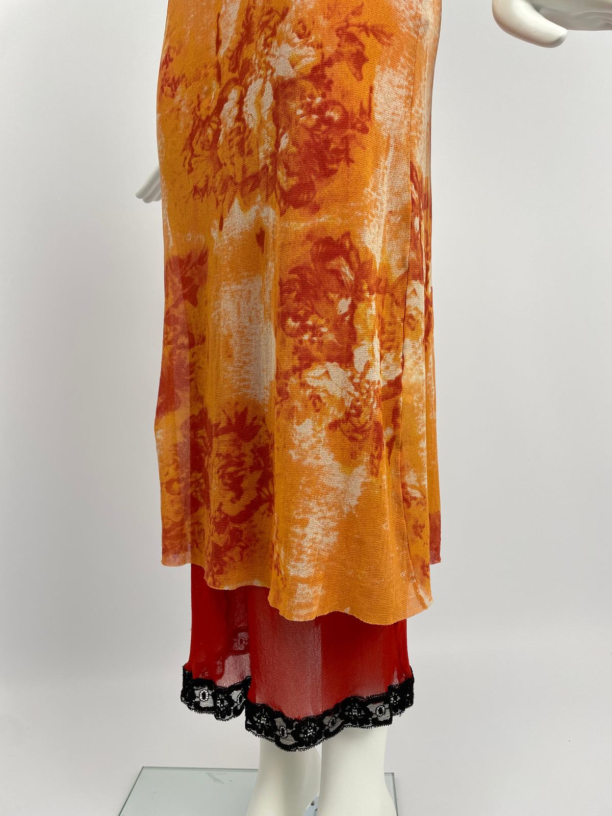 Jean Paul Gaultier 1990’s double layer mesh dress