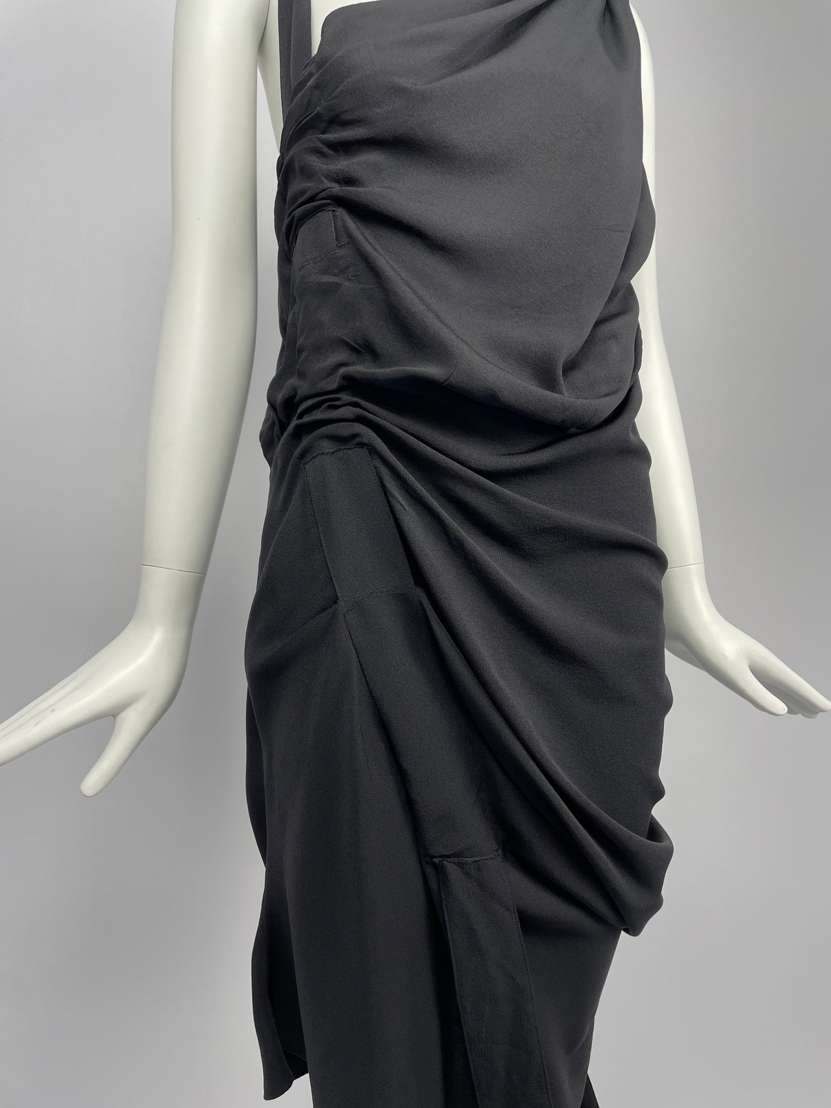 Dior by John Galliano F/W 2006 Asymmetrical Silk Dress