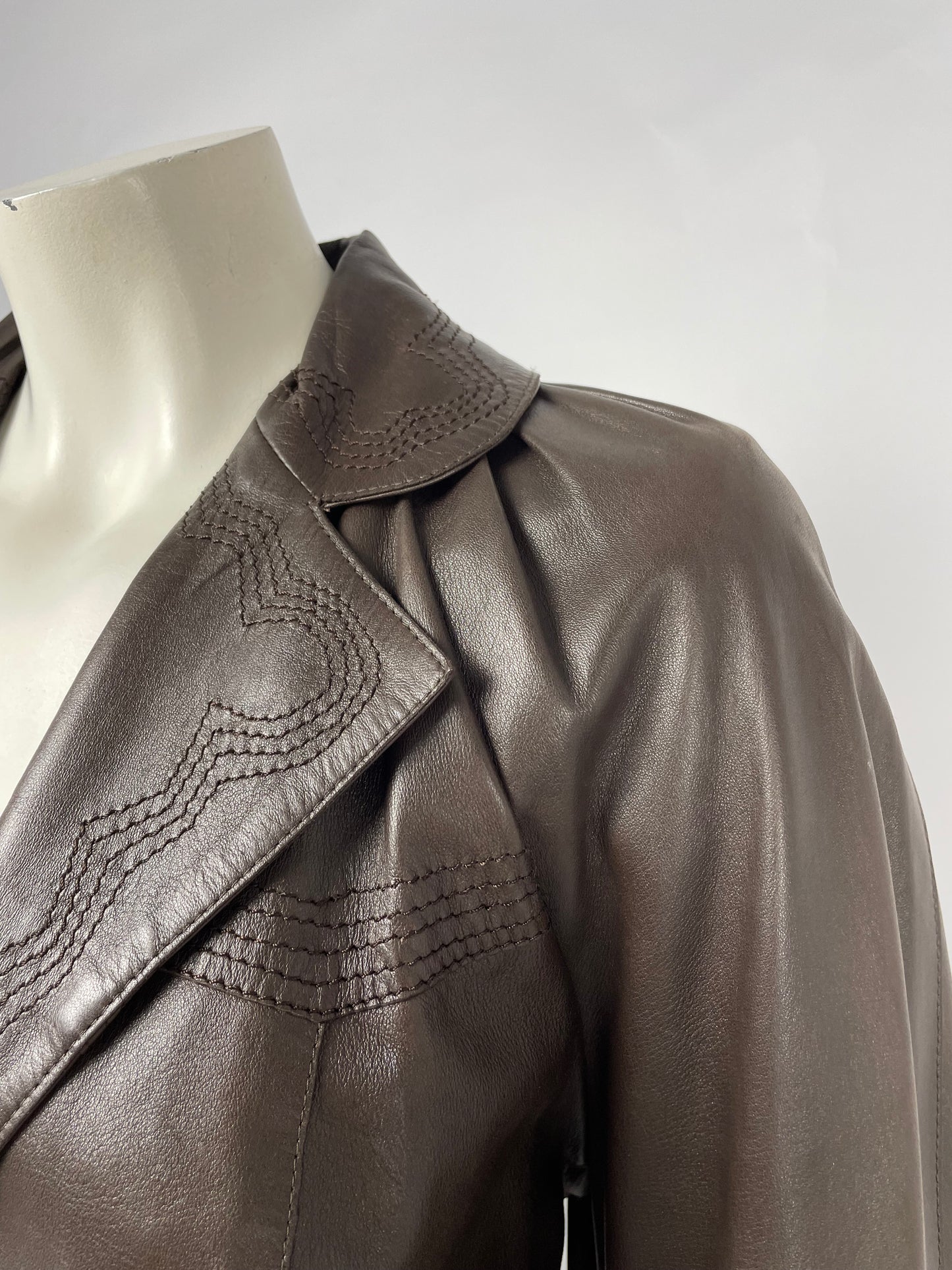 Dior by John Galliano F/W 2002 leather jacket.
