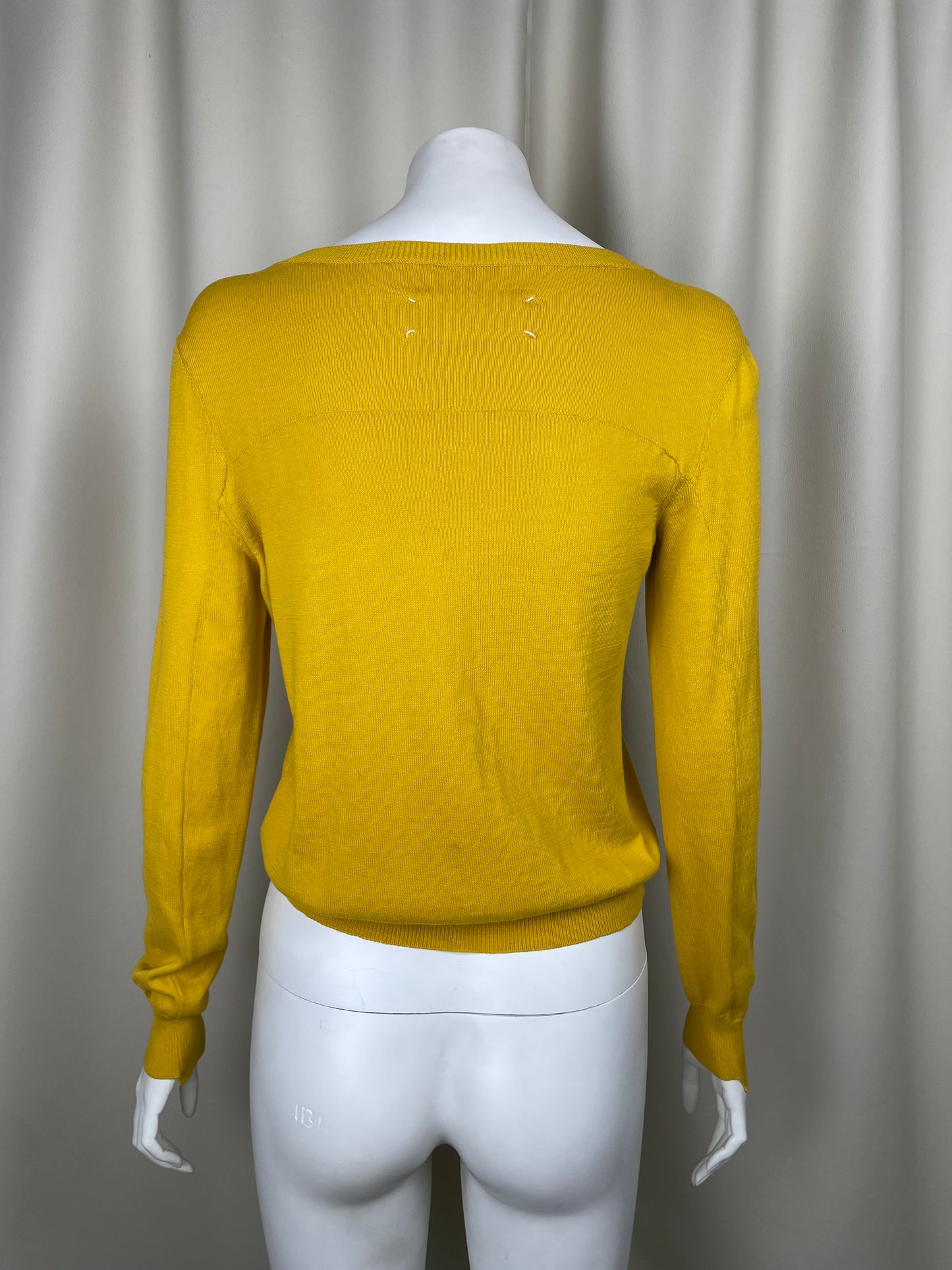 Maison Margiela S/S 2006 Asymmetrical V Neck Sweater (M)