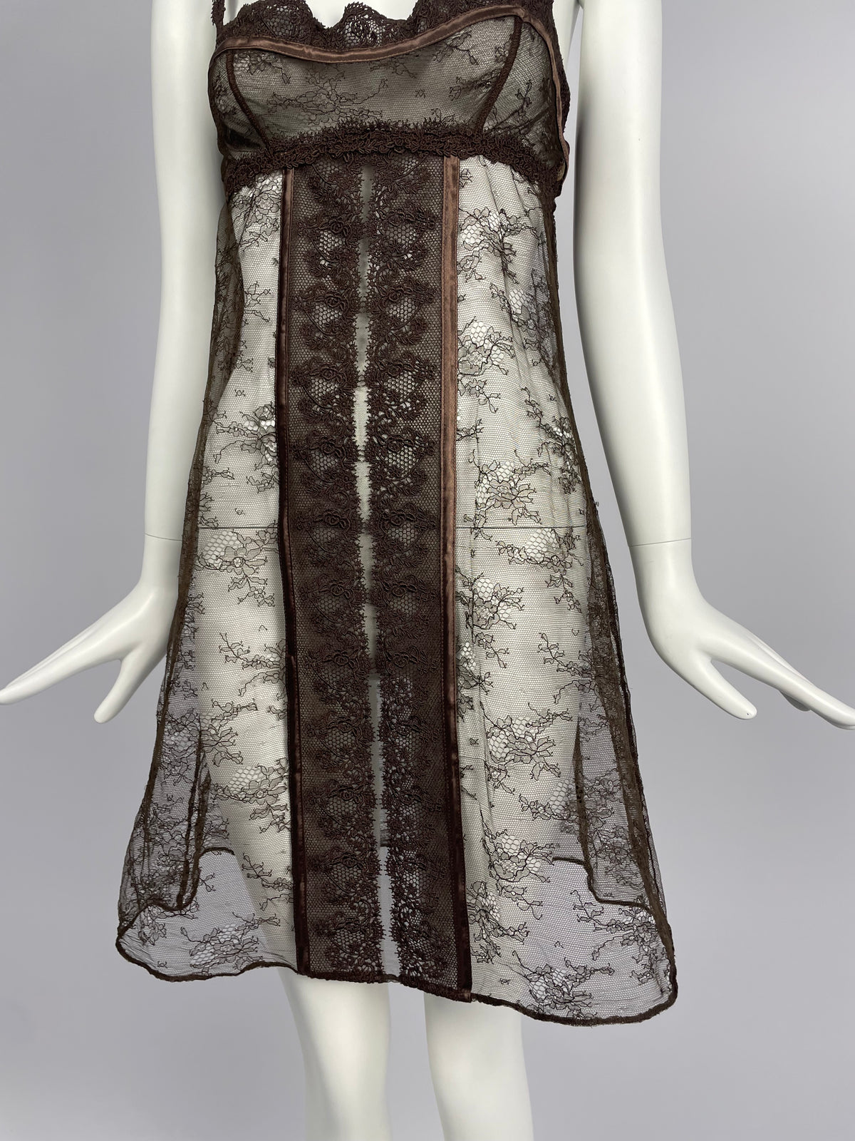 Dior by John Galliano 2000’s lingerie dress