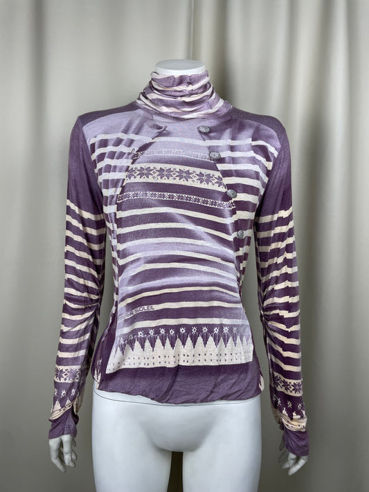 Jean Paul Gaultier 1990’s Trompe L’oeil turtleneck Sweater (M)