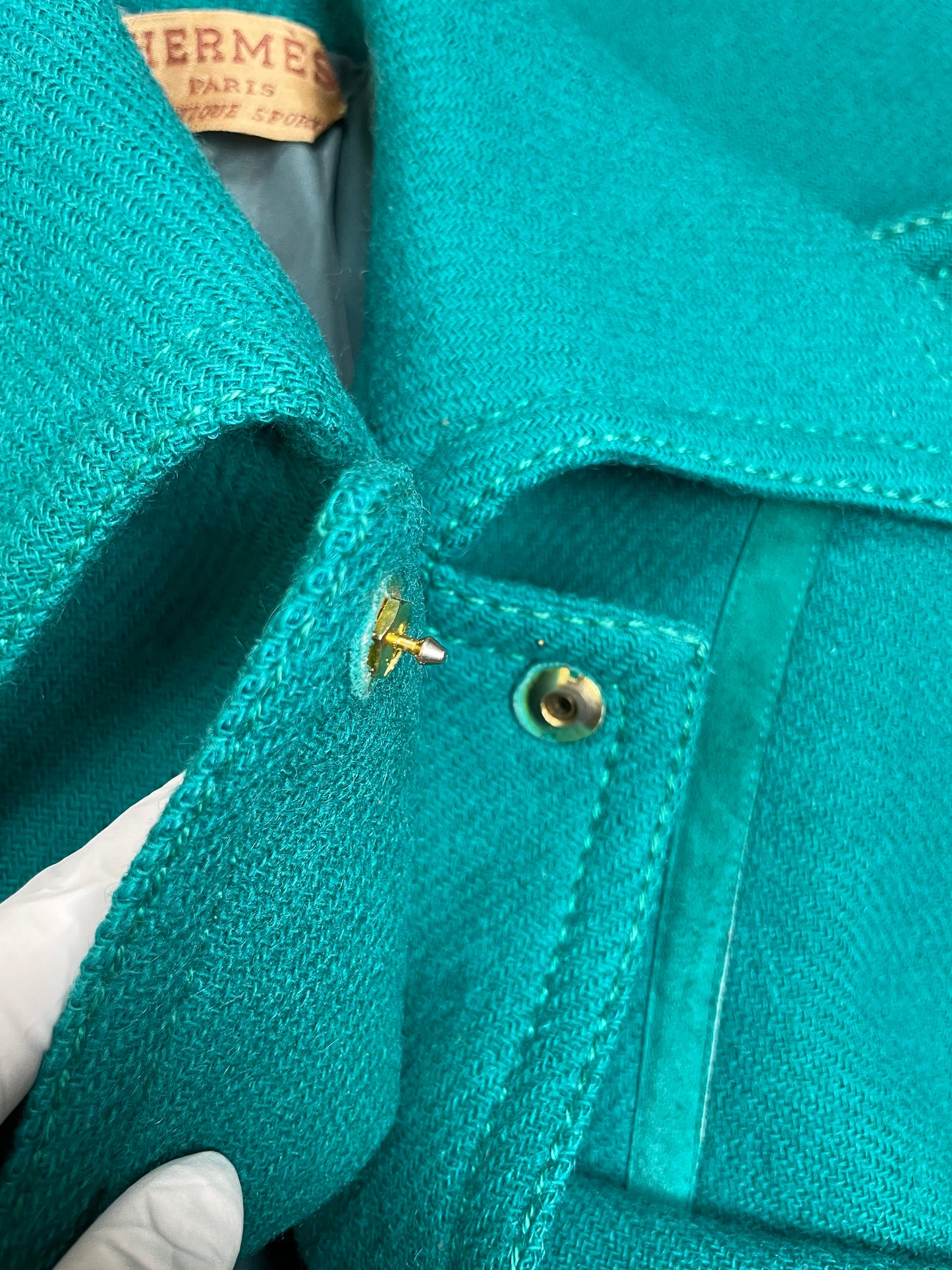 Hermès 1960’s Wool and Suede Coat