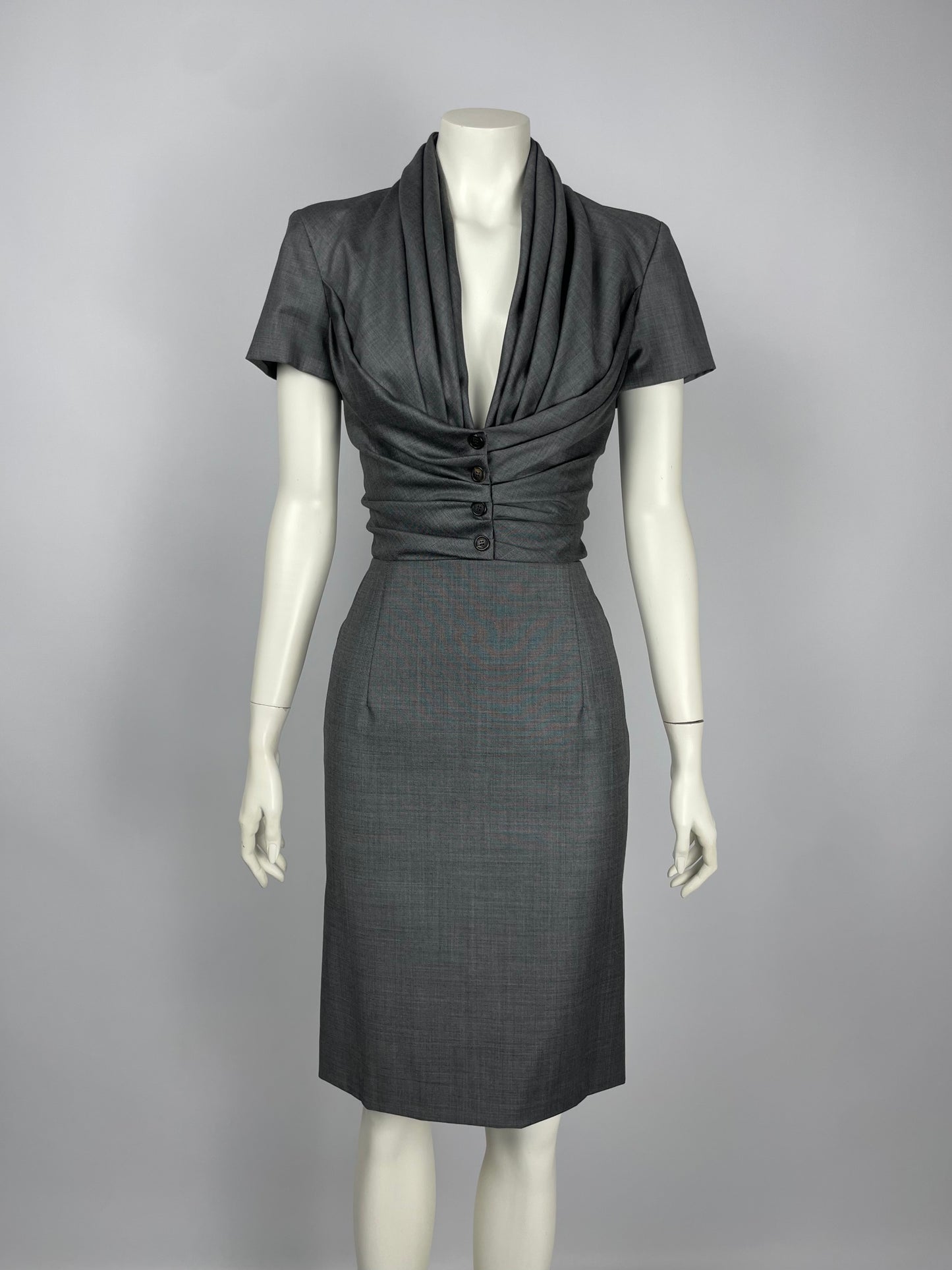 Christian Dior F/W 2009 by John Galliano Gathered dress