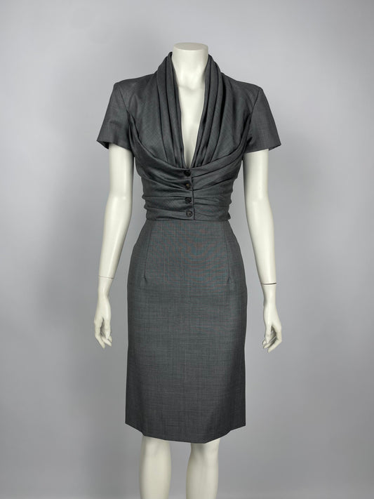 Christian Dior F/W 2009 by John Galliano Gathered dress