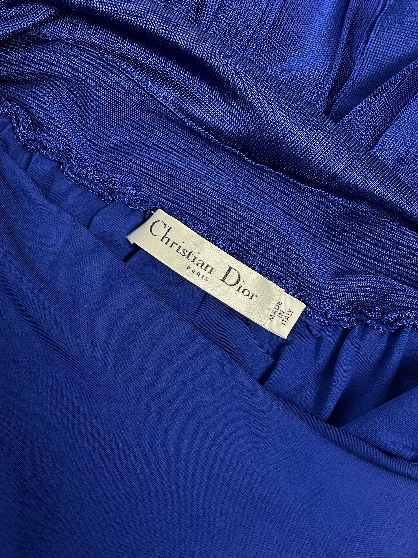 Dior cruise 2012 heavy knit pleated dress.