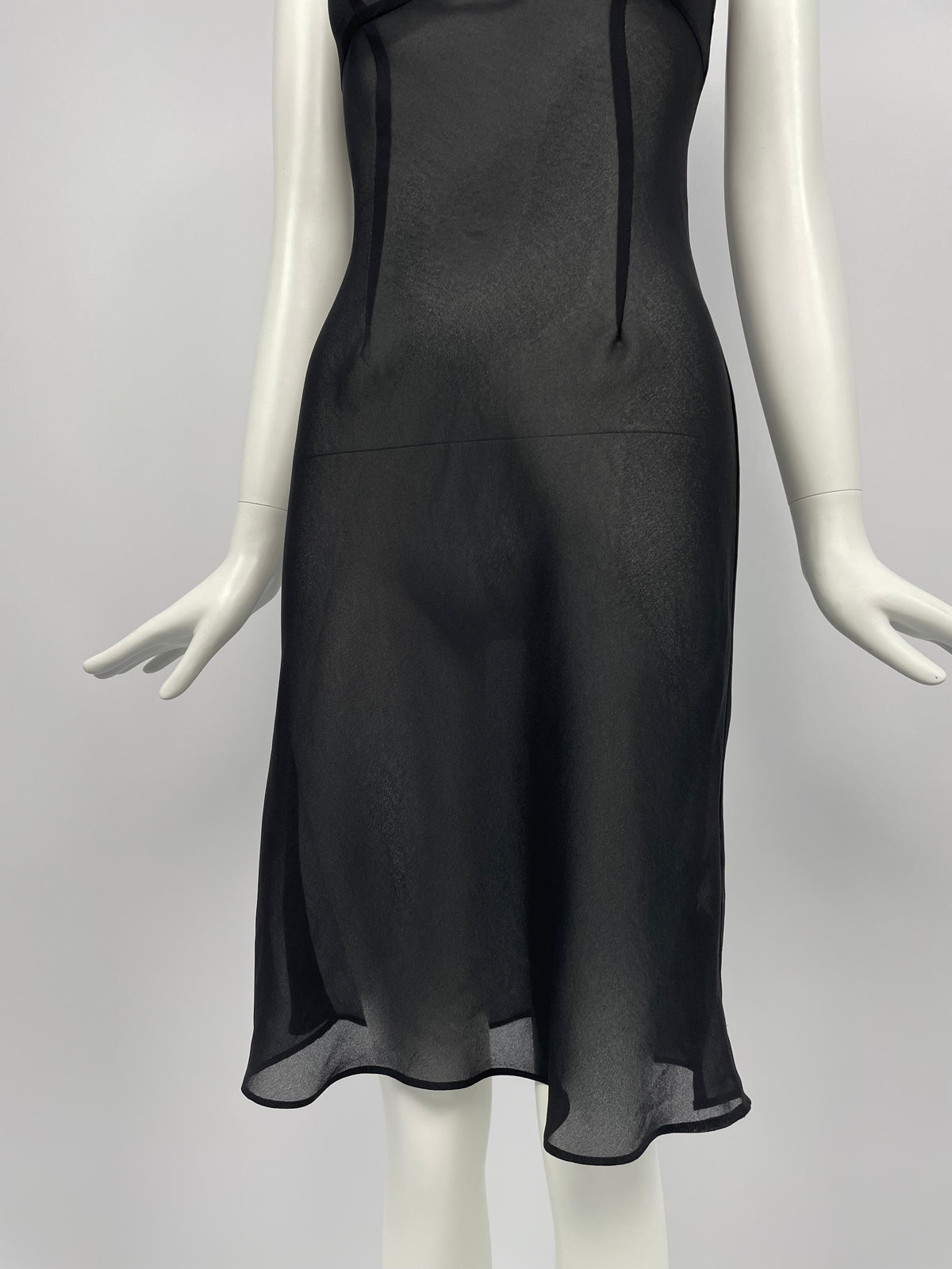 Karen Millen 2000's see-through maxi dress