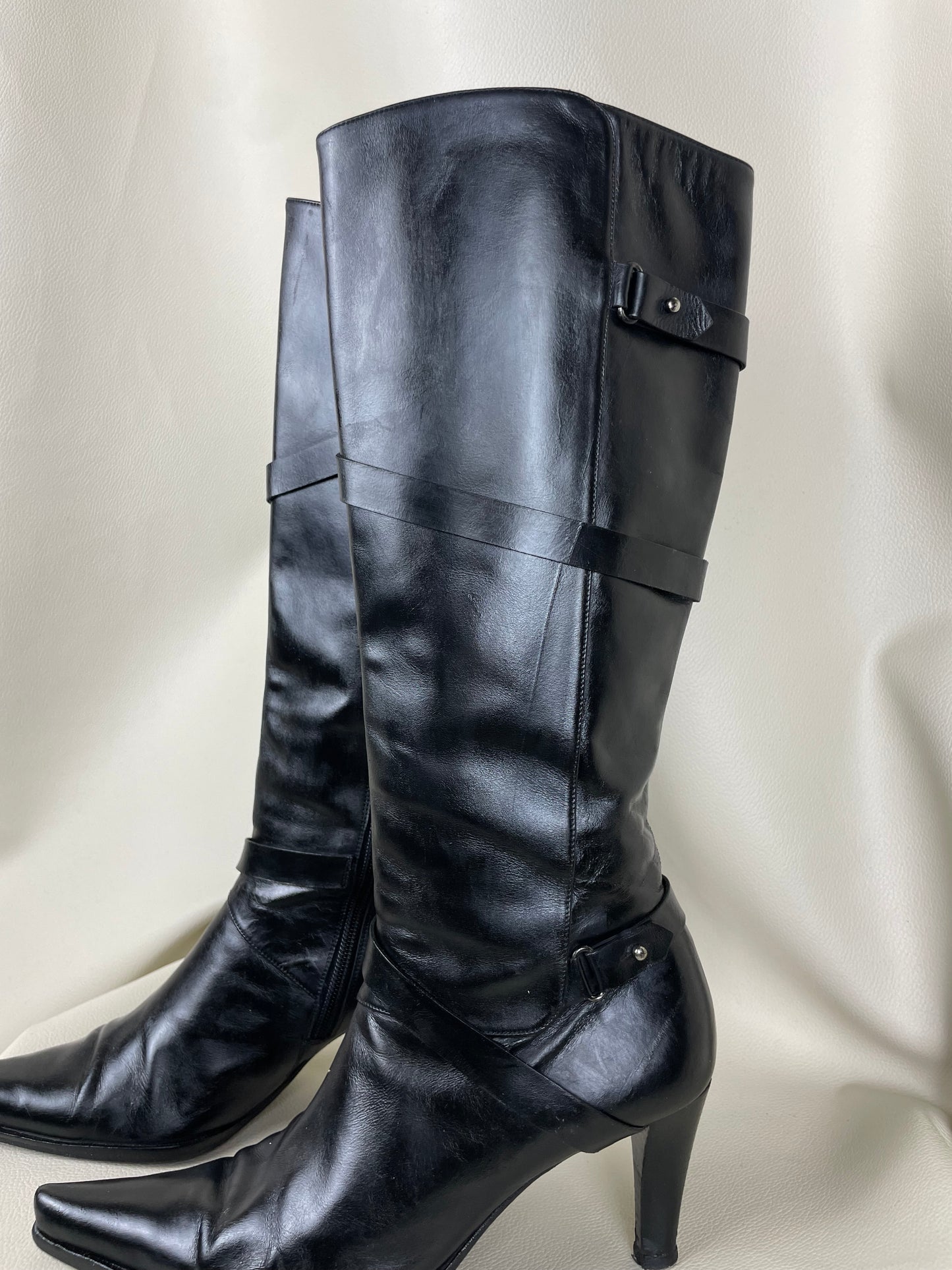 Balenciaga Leather Boots (37)