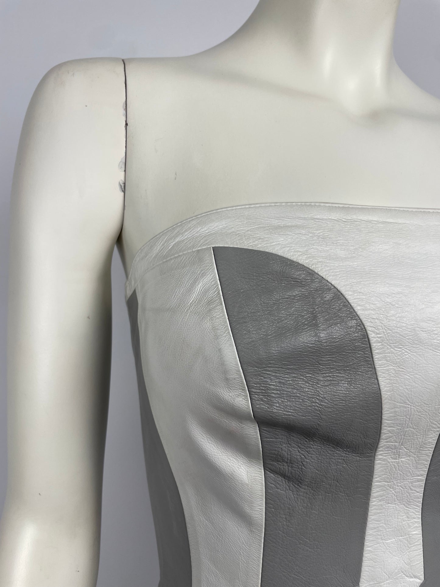Plein Sud F/W 1991 Leather Bustier