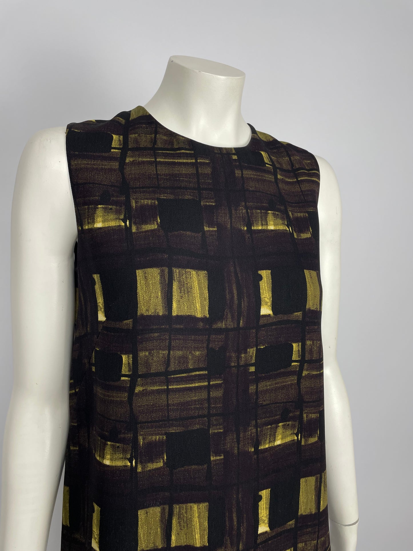 Prada F/W 2010 Squares print top.