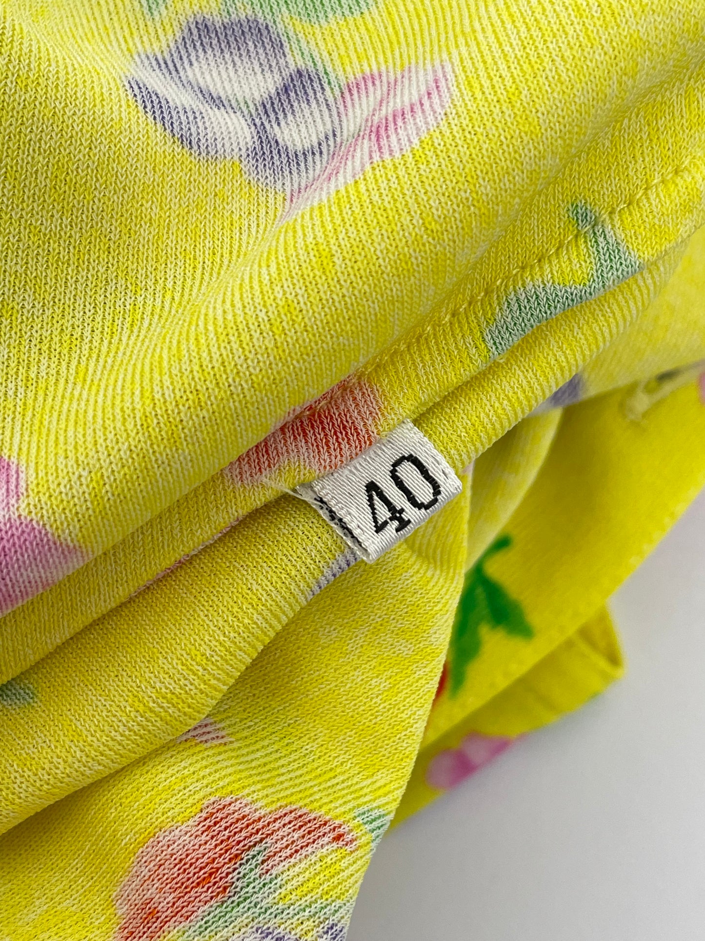 Gianni Versace S/S 1996 yellow button up dress.