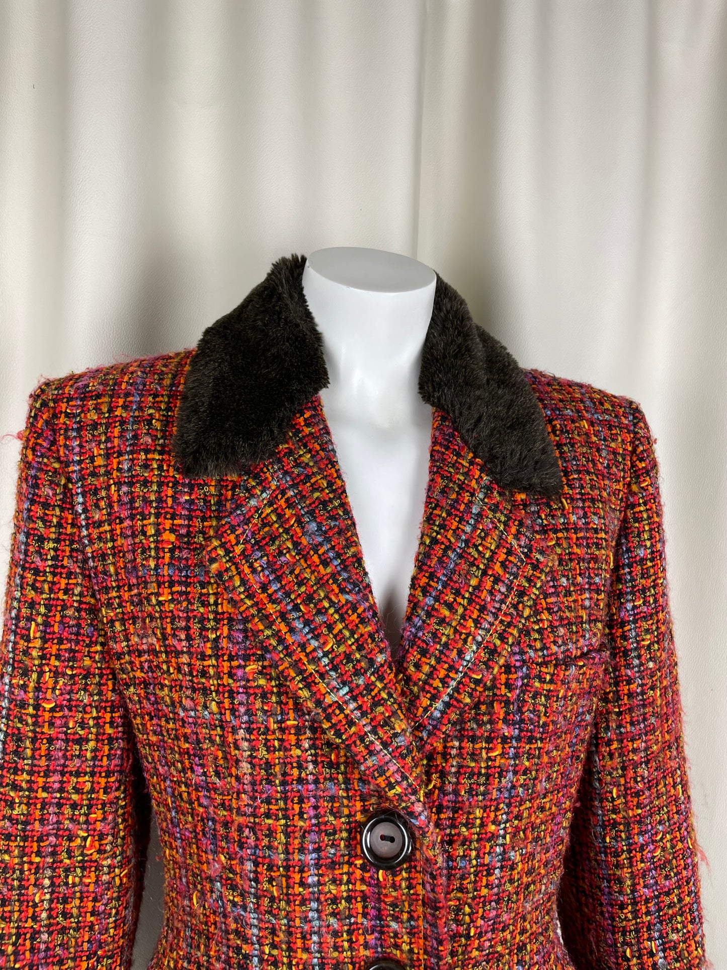 Yves Saint Laurent 1990’s Tweed Blazer (L)