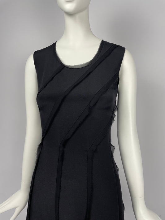 Oscar de la Renta 2000's Bias cut silk dress