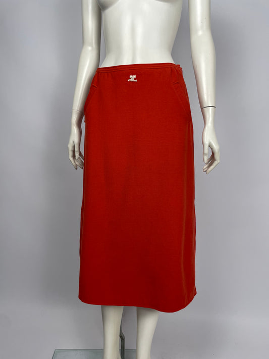 Courregès 1980’s maxi skirt.