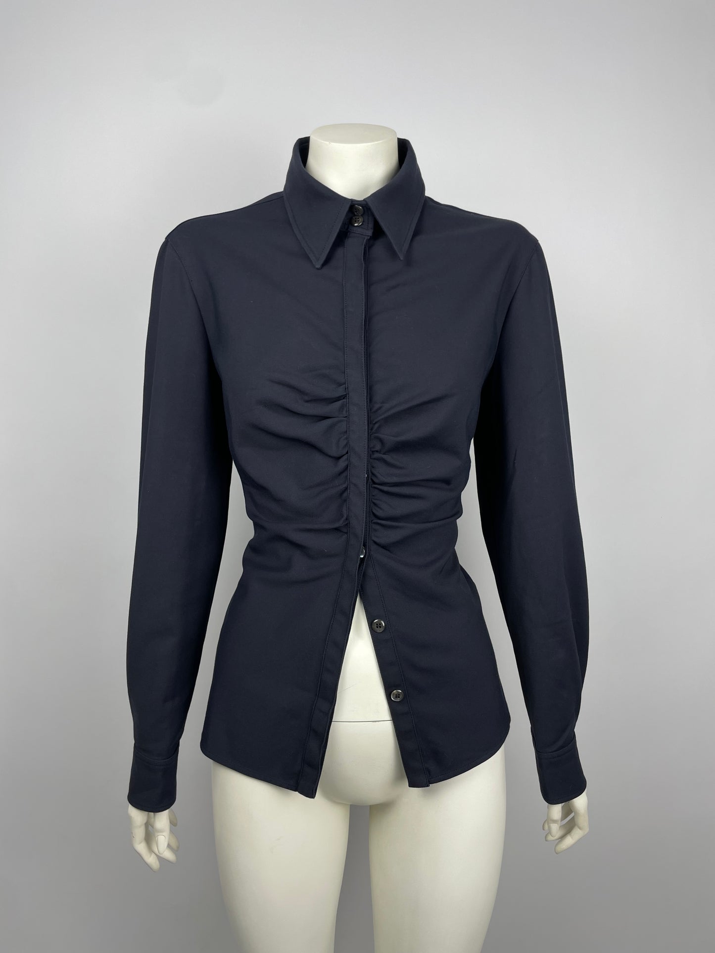Armani Navy gathered jacket