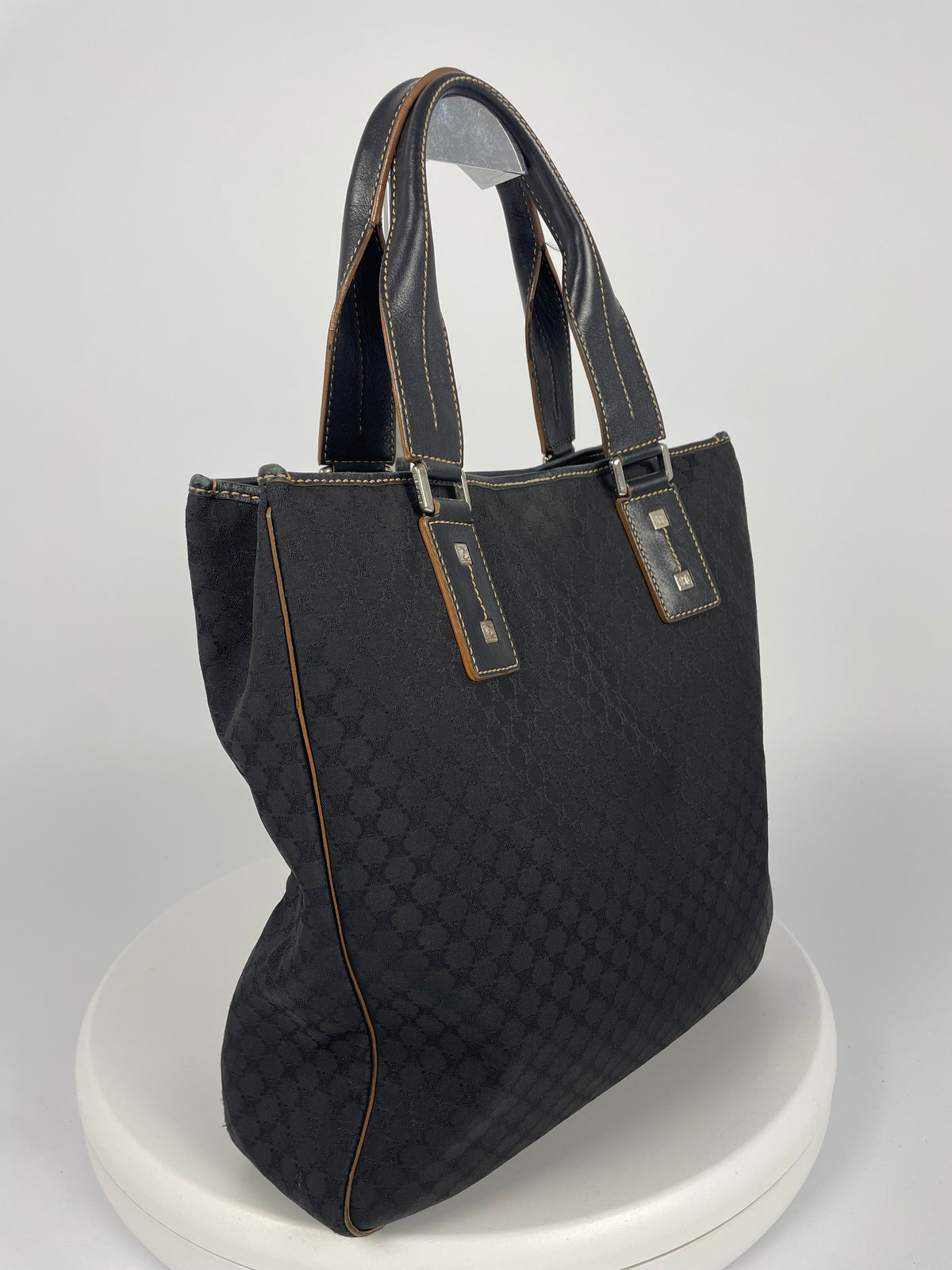 Celine 2010's logo print handbag