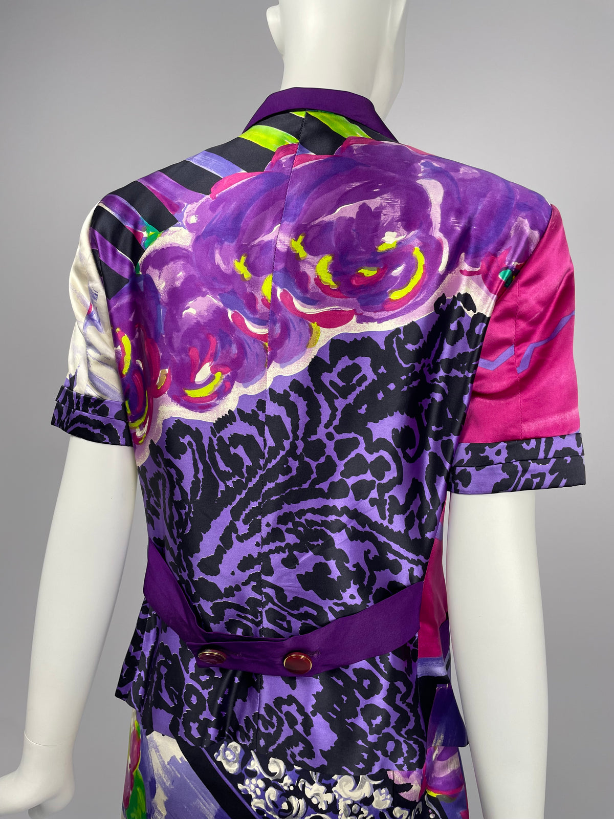 Gianni Versace S/S 1990 Printed suit