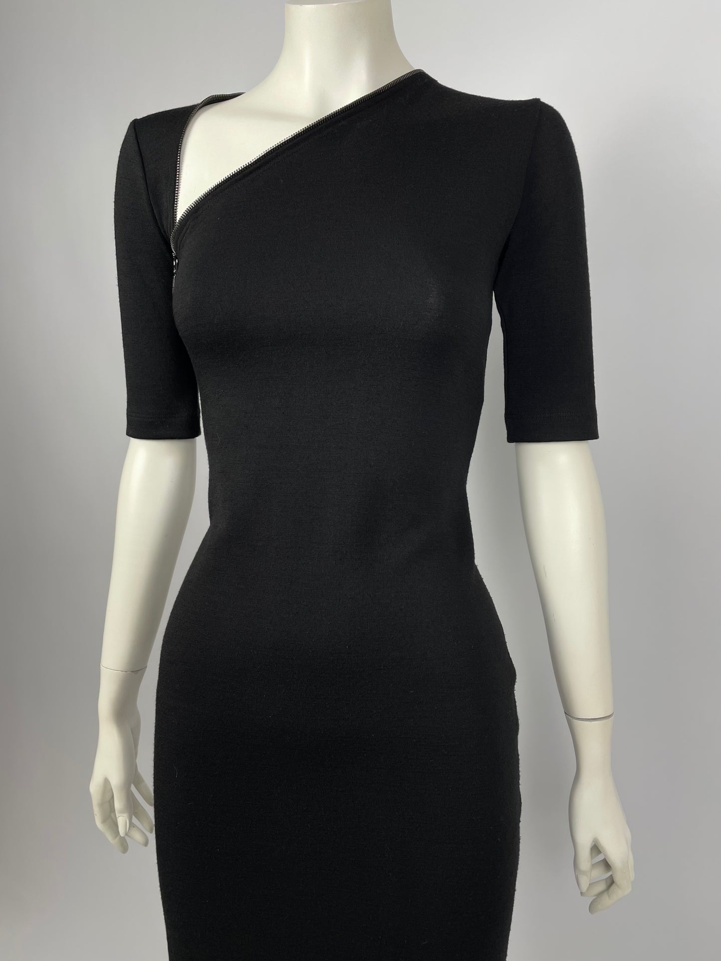 Plein Sud Asymmetrical Zipper Dress