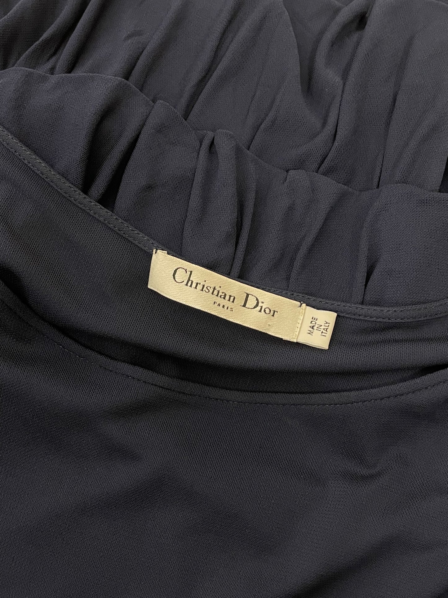 Dior by John Galliano 2009 Cruise belt blouse.