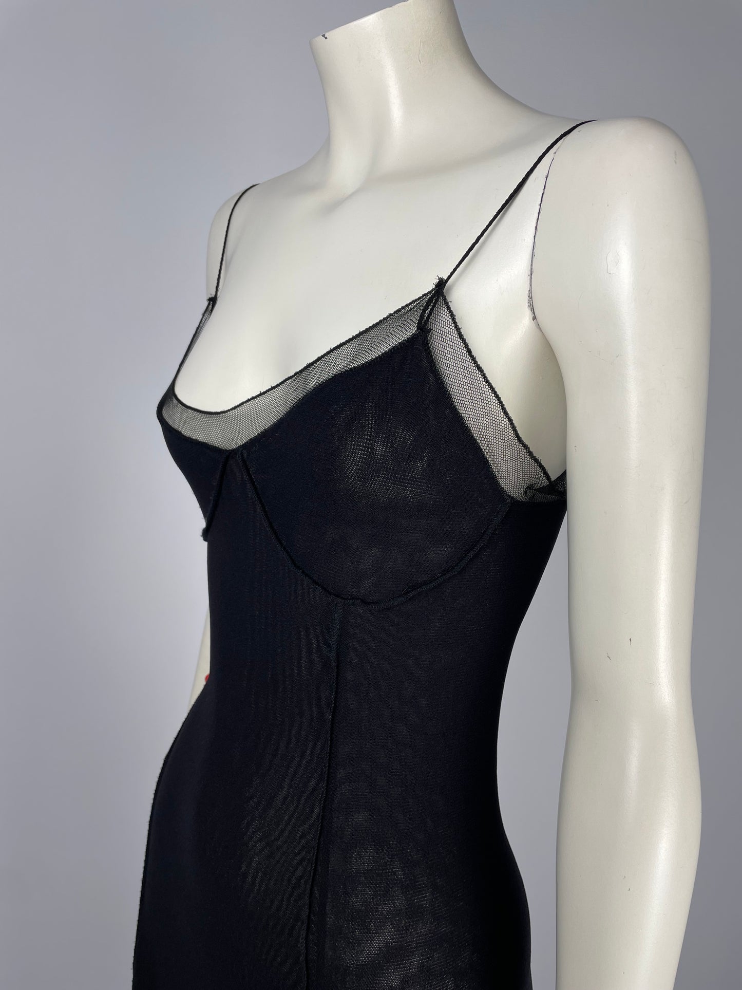 Jean Paul Gaultier 1990’s mesh maxi dress