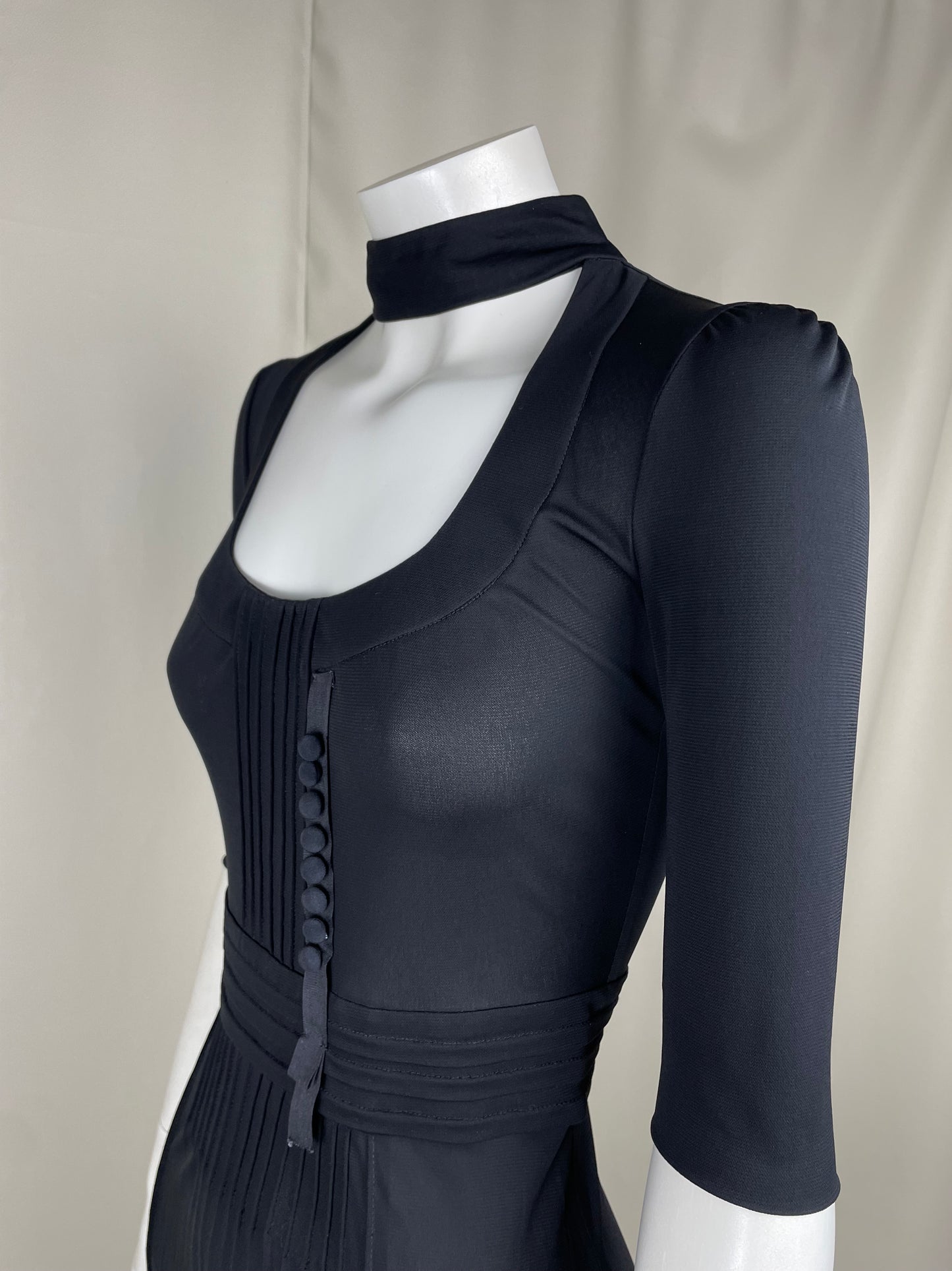 Prada S/S 2008 Collar Midi Dress (XS-S)